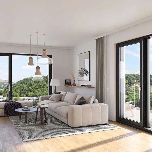 Velkorysé 3+kk 99,7 m² s balkonem, 7. NP